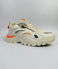 fashion wassics shoes premium quality(off white orange)