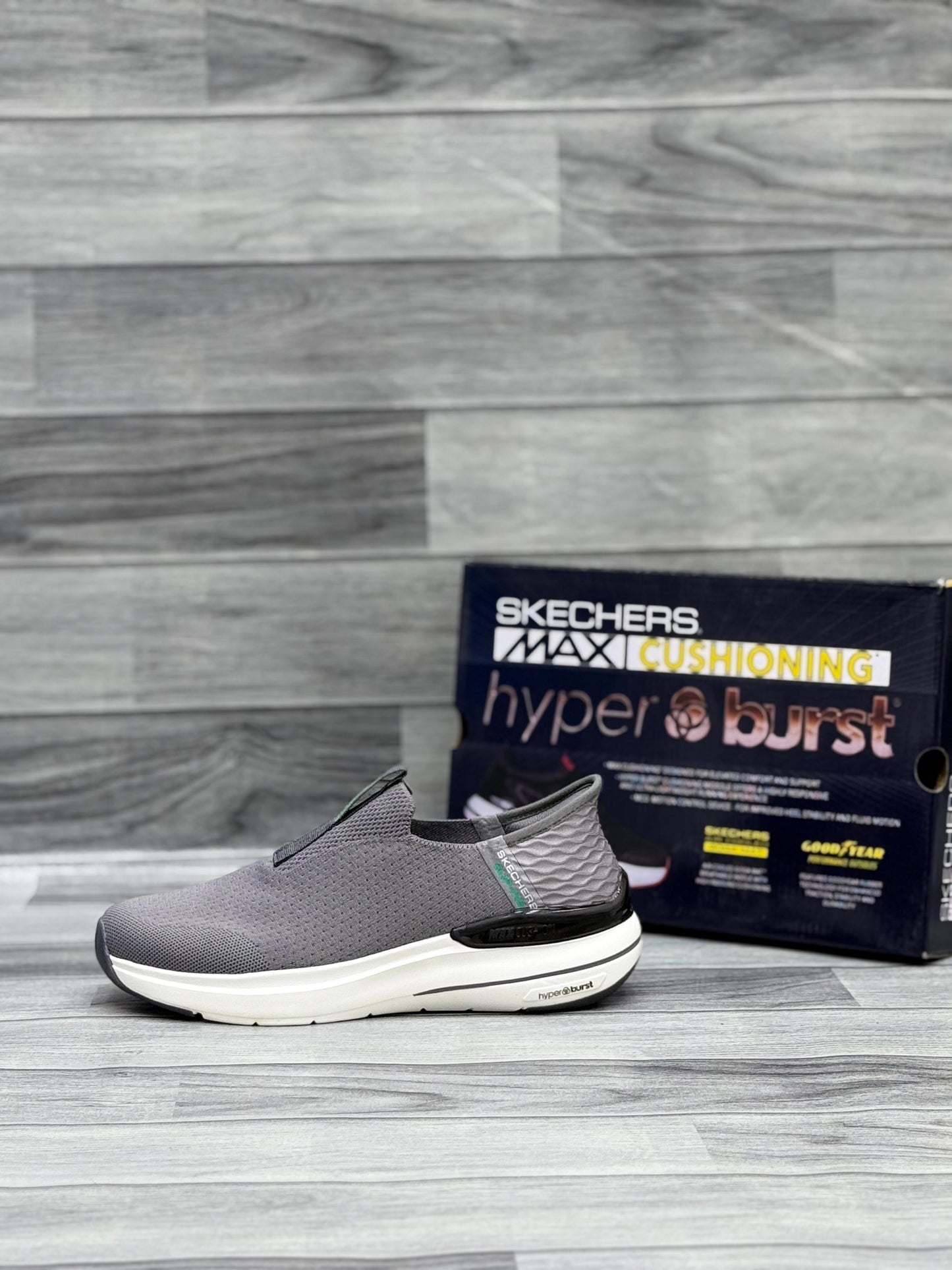 Sketchers Hyper Burst Grey