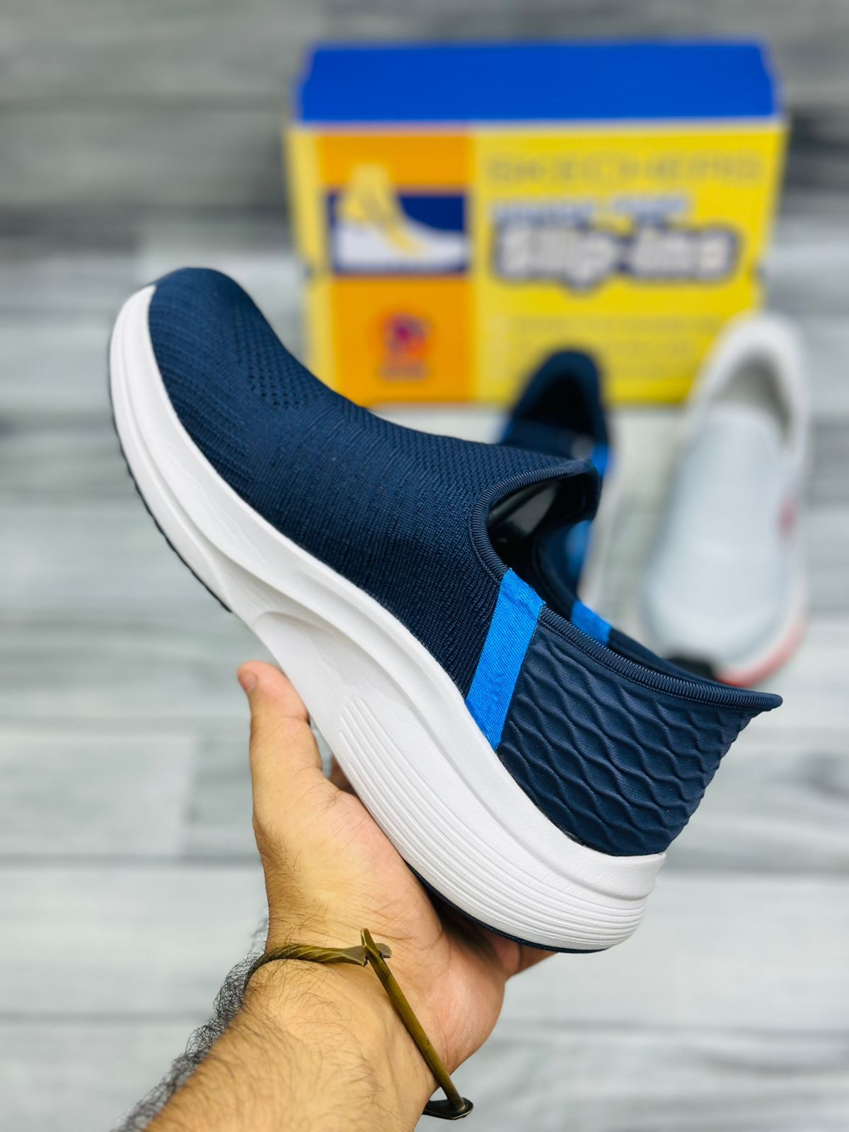 SKETCHERS SLIP-INS Blue