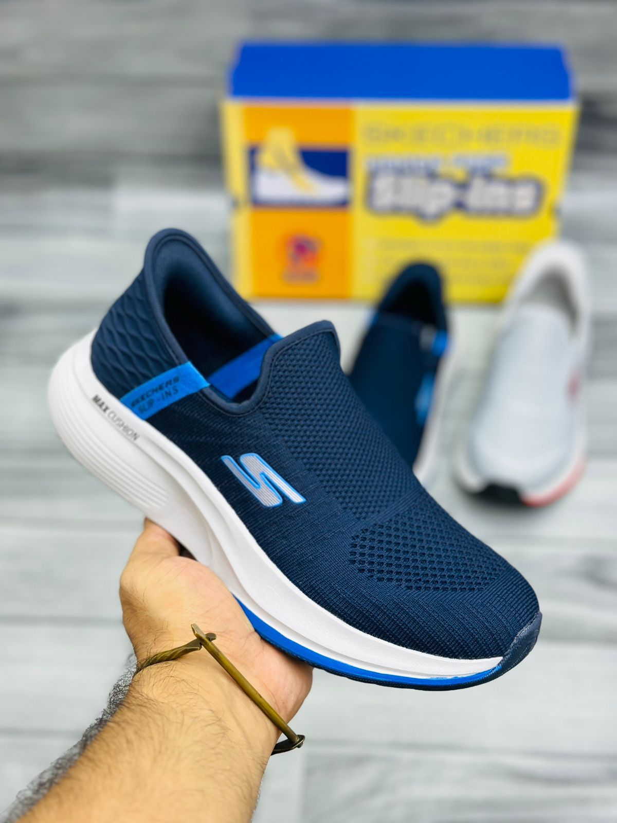 SKETCHERS SLIP-INS Blue